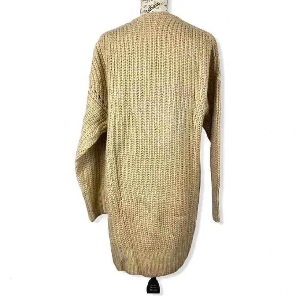 RD style brown acrylic cardigan